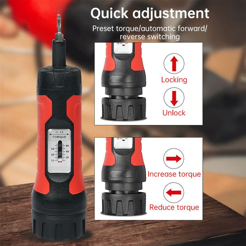 Torque Screwdriver Set 1/4 Inch Drive 10-65 in-lb Professional Gunsmith Tool
