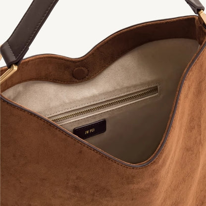 Premium Genuine Leather Tote Shoulder Bag Luxurious Durable Spacious Accessory