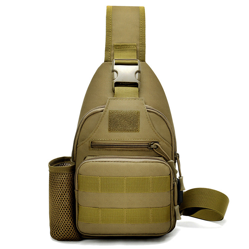 Tactical Crossbody Sling Bag MOLLE USB Chest Pack Outdoor Shoulder Travel Bag