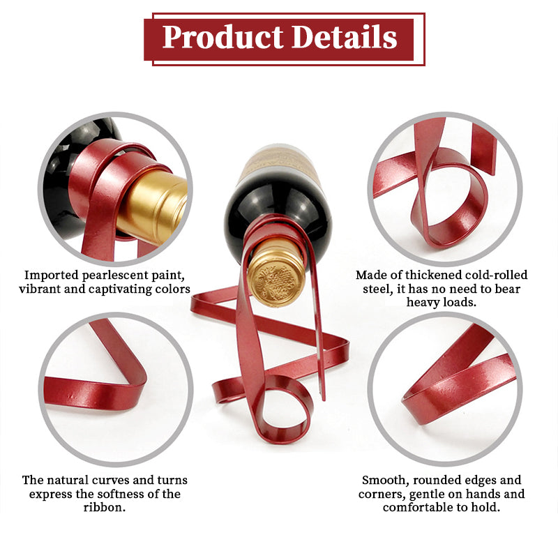 Wall Mounted Metal Wine Rack Display Organizer Ample Bottle Storage Capacity