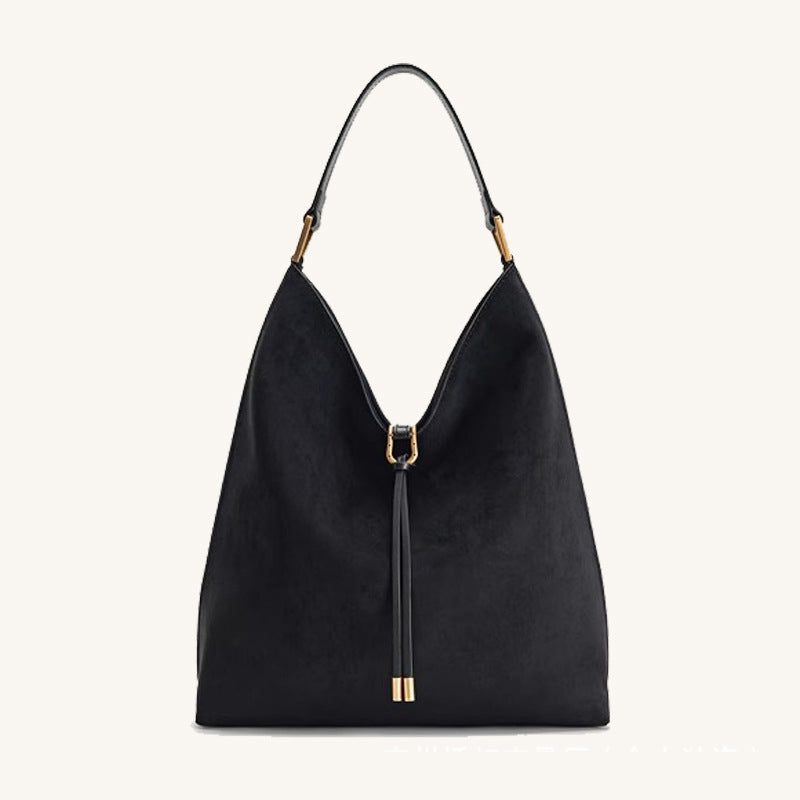 Premium Genuine Leather Tote Shoulder Bag Luxurious Durable Spacious Accessory