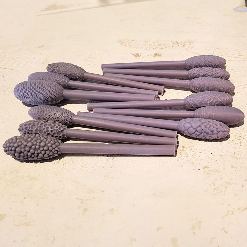 9Pcs Clay Texture Tools Sculpting Set Pattern Rollers for Polymer Modelling Crafts