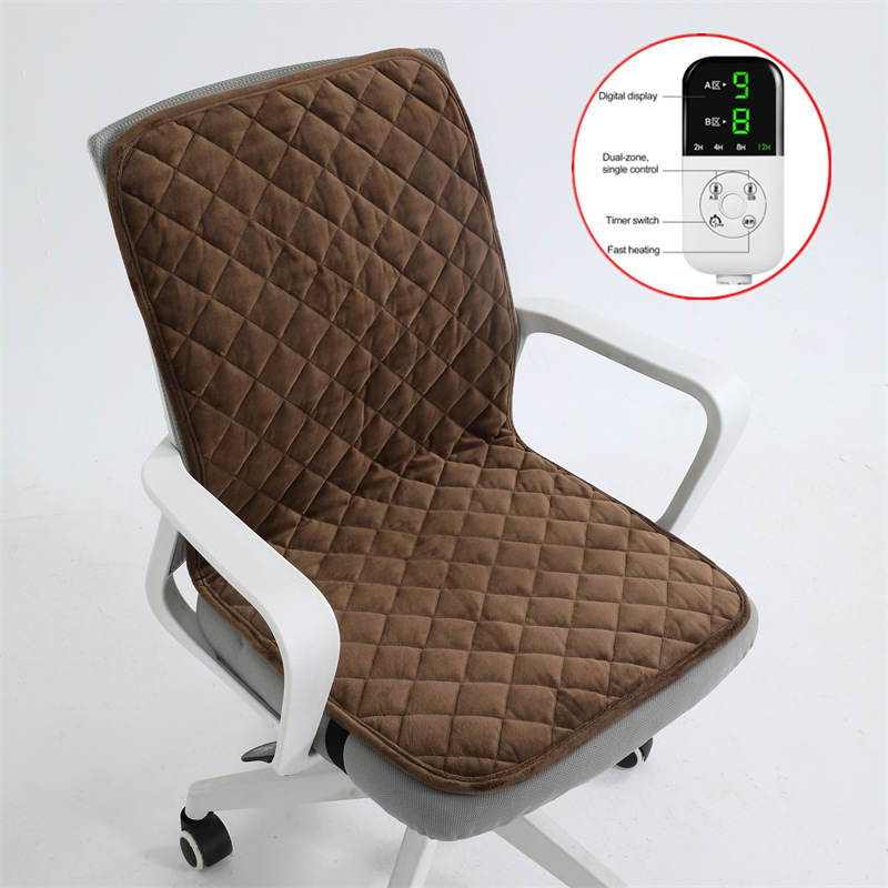 Heated Seat Cushion 220V Electric Pad Office Chair Heating Element Smart Timer