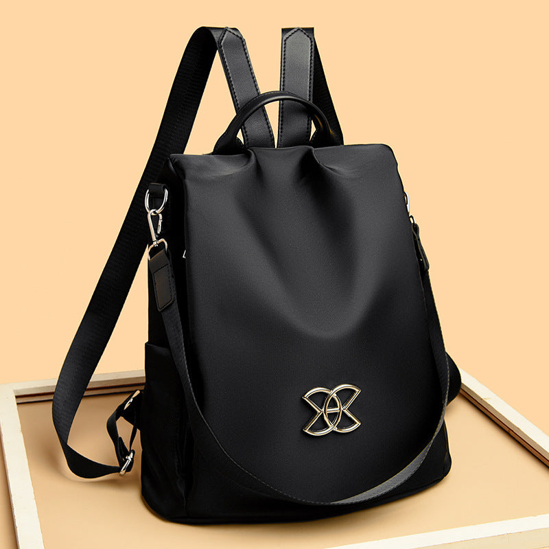 Women's Travel Backpack Lightweight Durable Nylon Zip Adjustable Shoulder Straps