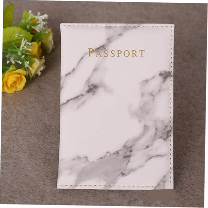 Passport Holder Secure Travel Wallet RFID Blocking Leather Document Organizer