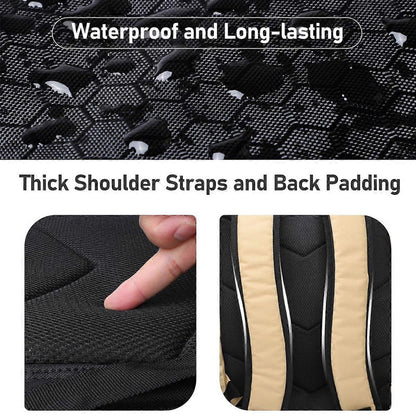Fishing Backpack Rod Holder Tackle Box Hiking Gear Waterproof Spacious Durable