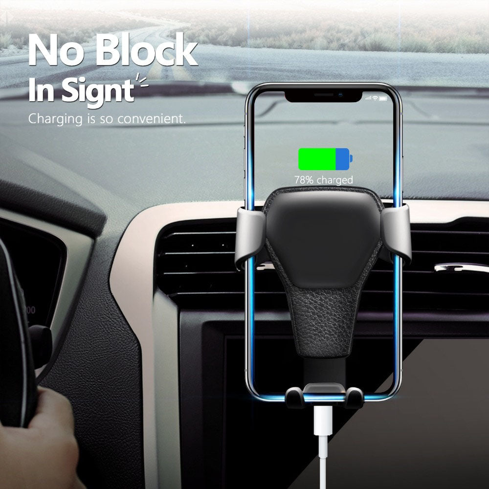 Gravity Car Holder Air Vent Clip Mobile Phone Stand Universal Dashboard Mount