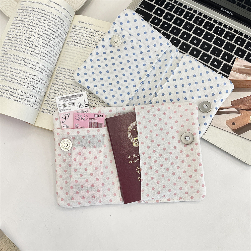 RFID-Blocking Travel Passport Organizer with Various Card Slots and Cash Holders