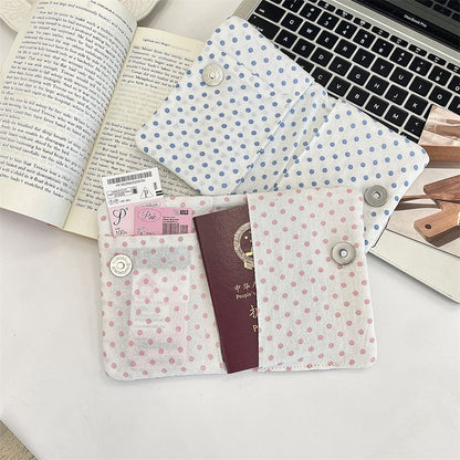RFID-Blocking Travel Passport Organizer with Various Card Slots and Cash Holders