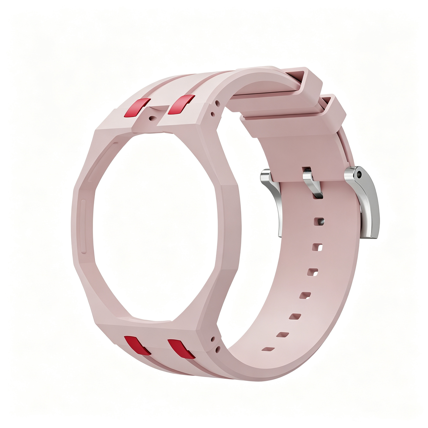 For AP x Swatch Royal Pop Watch Case Silicone Strap Adjustable Buckle Band