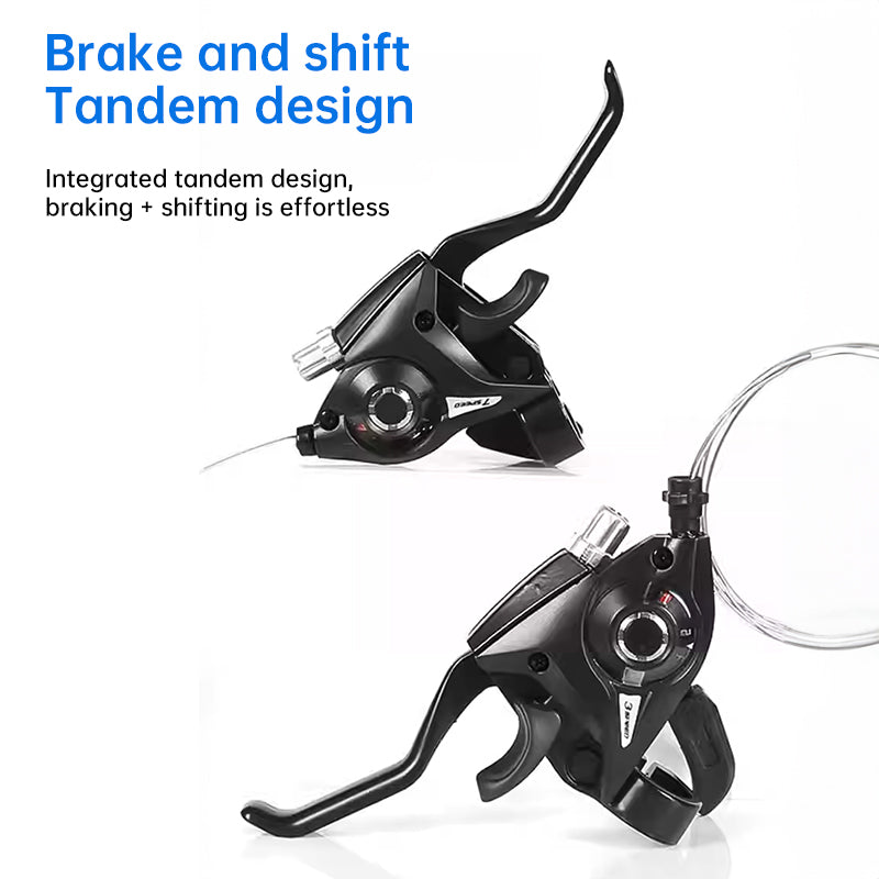 21-Speed Mountain Bike Shifter Brake Set Trekking Gear Enhanced Riding Control