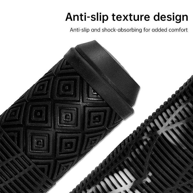 MTB Scooter Bike Handlebar Grips Shock Absorbent Anti-Slip 165mm Universal Fit