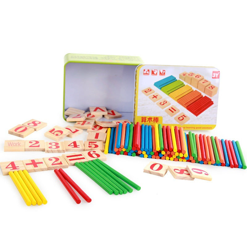 Children Arithmetic Sticks Counting Baby Math Teaching Magnetic Educational Toy