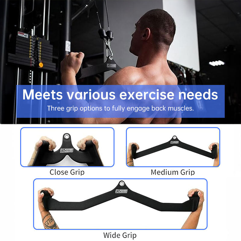 Tricep Rope Attachment Ergonomic Grip Detachable Handle Cable Machine Gym Use