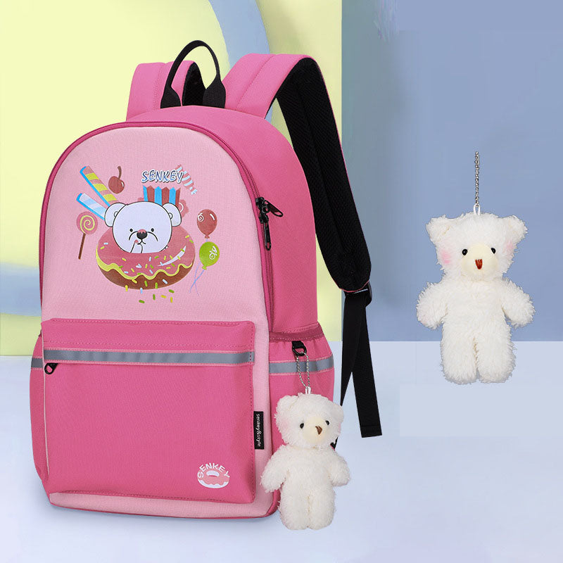 Kids Dinosaur Cartoon Anime School Backpack Lightweight Adjustable Padded Straps