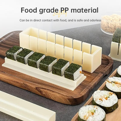 DIY Sushi Mold Molds Round, Square, Heart-Shaped Rolls Assist Food Kitchen