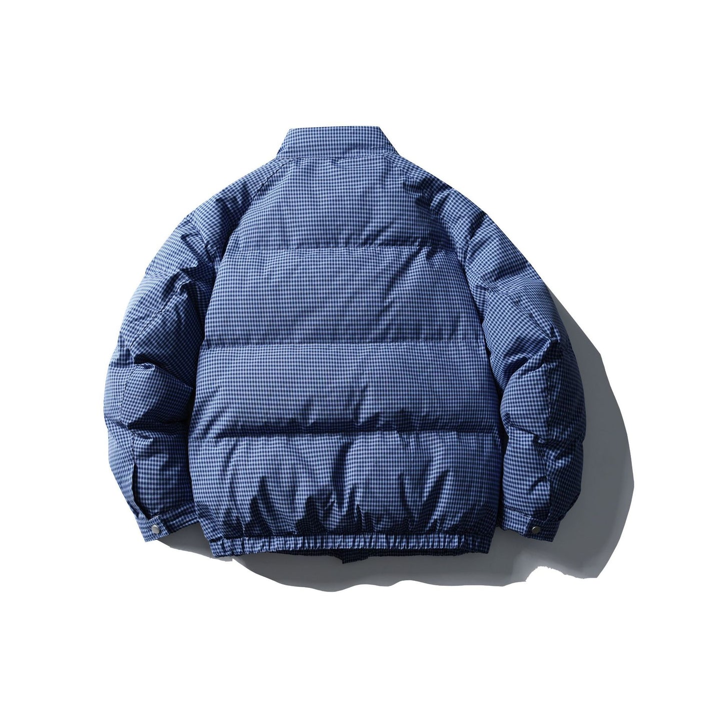 Winter Harrington Jacket with Stand Raised Collar, Zip Closure, Thick Polyester Fill