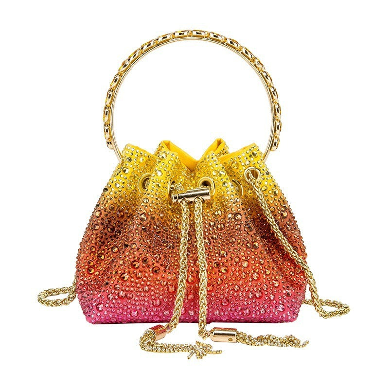 Luxury Rhinestone Handbag for Women - Elegant Crystal Evening Clutch Purse