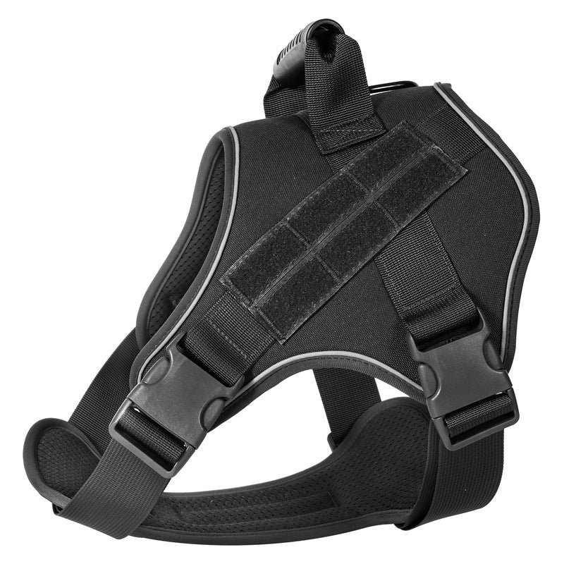 Large Breed Tactical Dog Vest Military Training Harness Molle System Adjustable