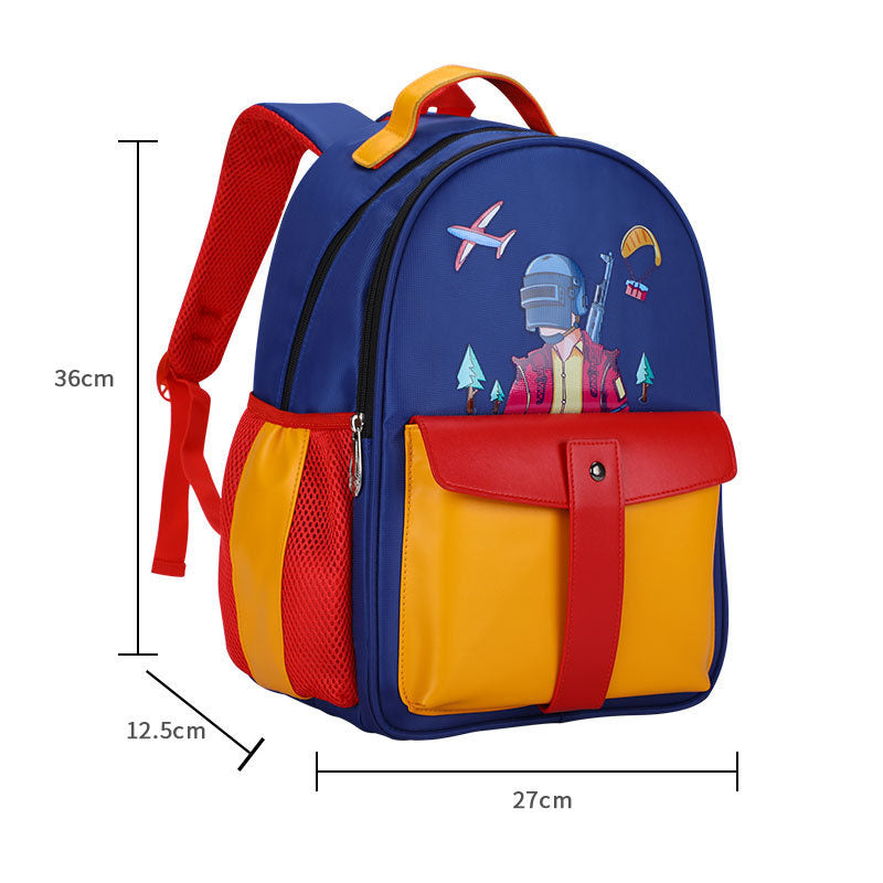 Kids Cartoon Backpack Lightweight School Bag Ages 3-5 Durable Adjustable Straps