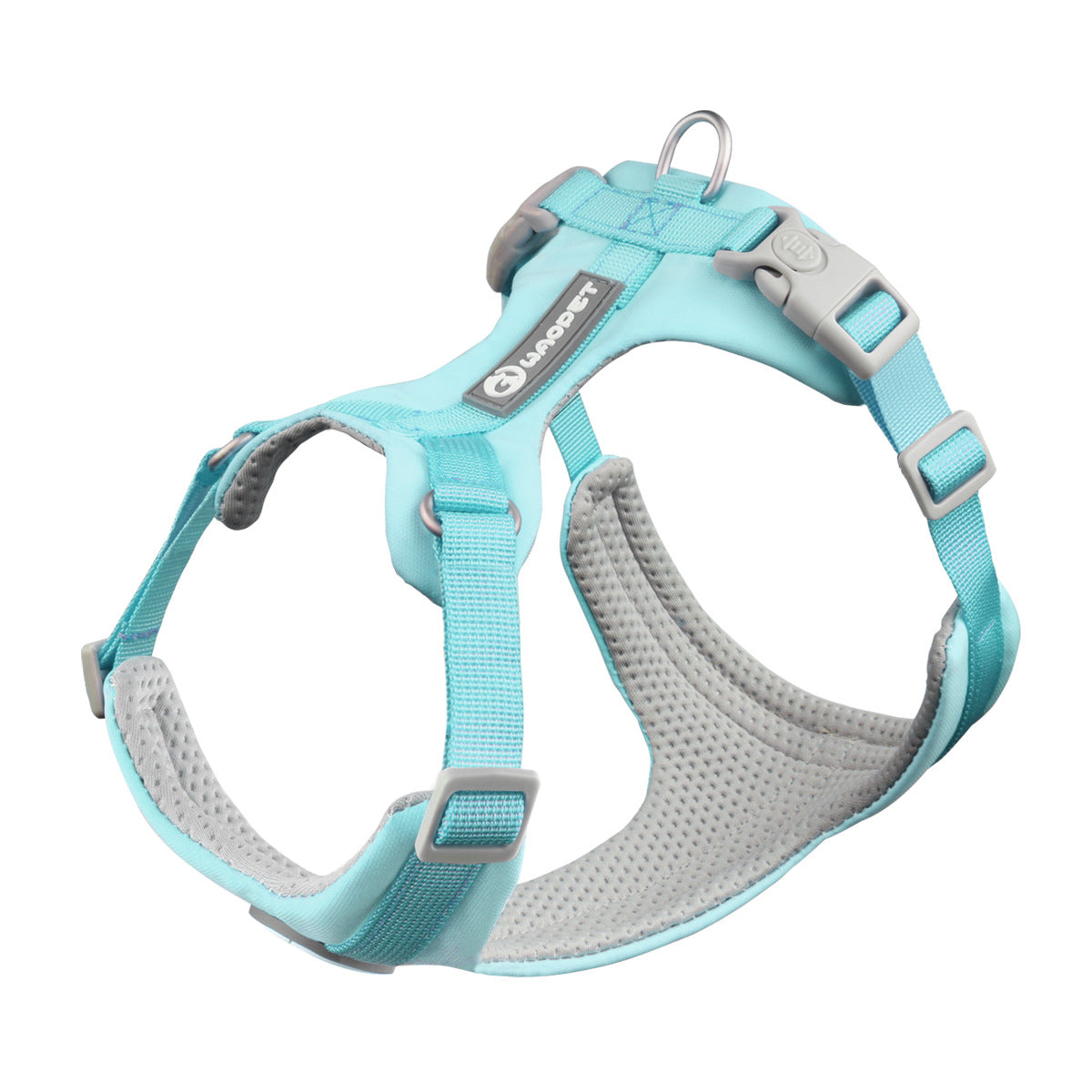 Lightweight Breathable Dog Harness Leash Set Adjustable Vest Reflective Design