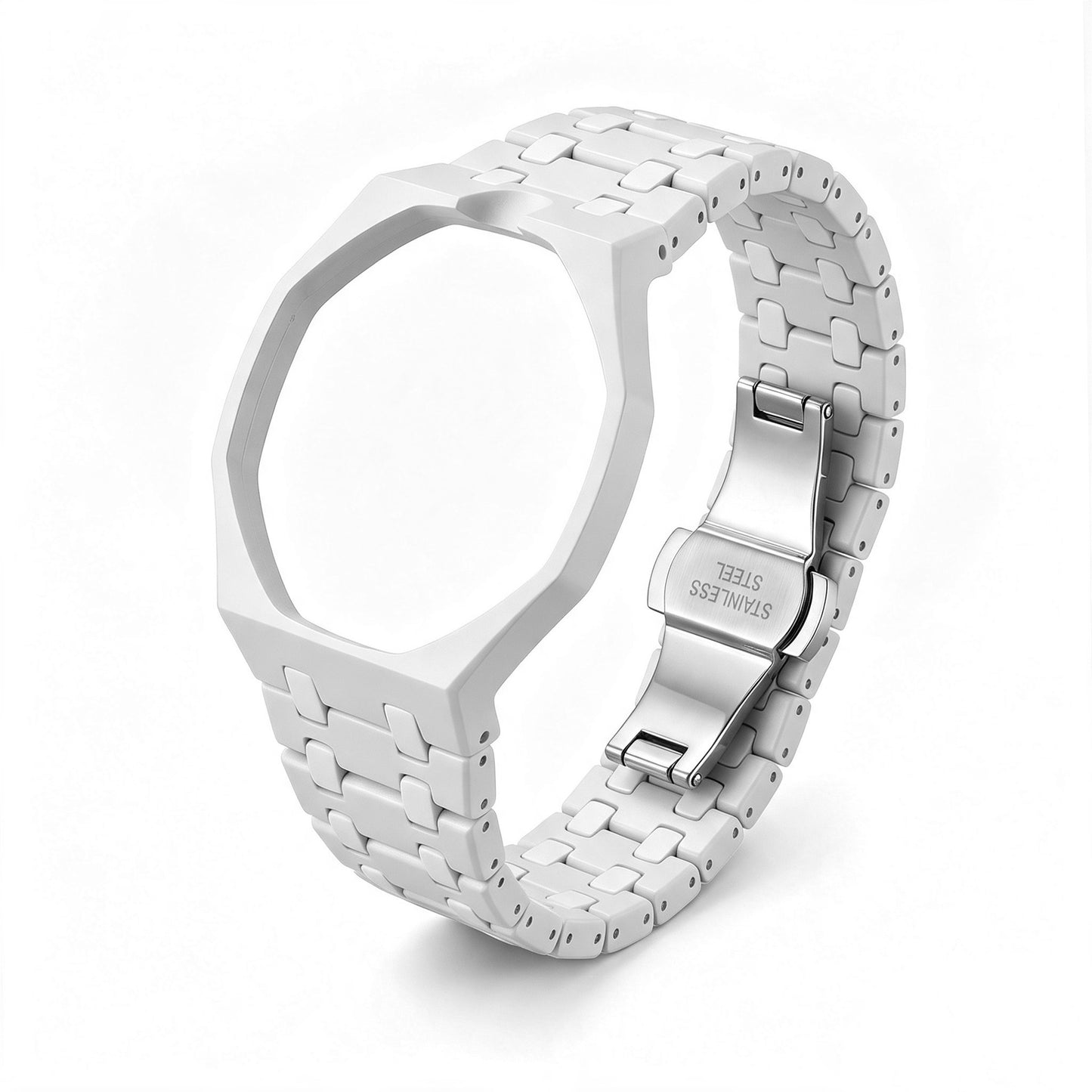 Fits AP x Swatch Royal Pop Watch Case Strap Band Mod Kit Octagonal Strip