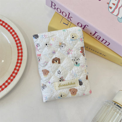 Cartoon Embossed Passport Holder with Secure Travel Card and Document Storage