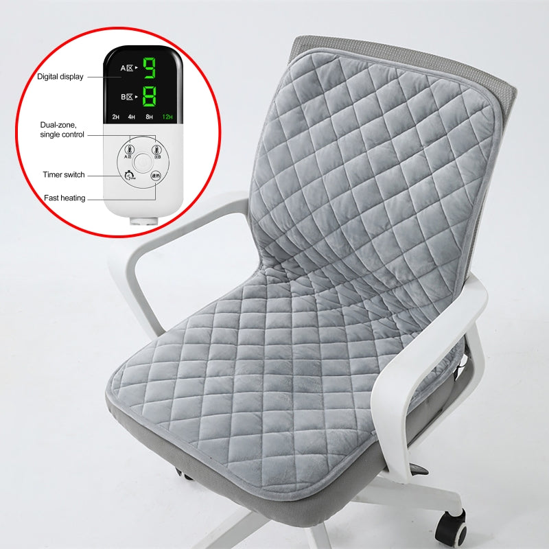 Heated Seat Cushion 220V Electric Pad Office Chair Heating Element Smart Timer