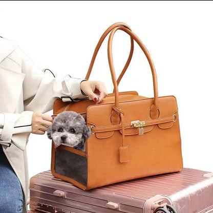 Outdoor Pet Carrier Bag Shoulder Handheld Travel Safe Cat Dog Mesh Ventilated