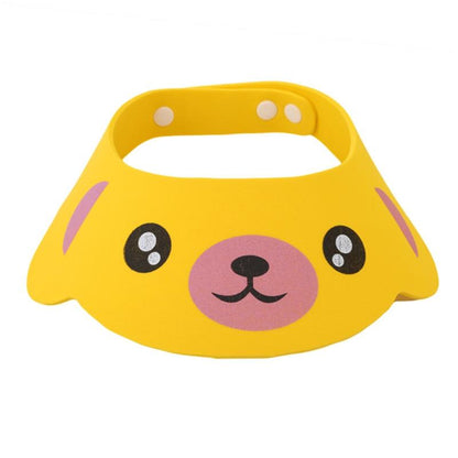Adjustable Toddler Bath Cap, Baby Shower Shampoo Shield, Water Protection Hat