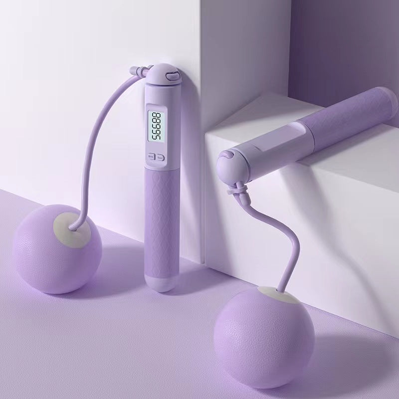 Digital Exercise Skipping Rope Calorie Counter Speed Control Workout Accessory
