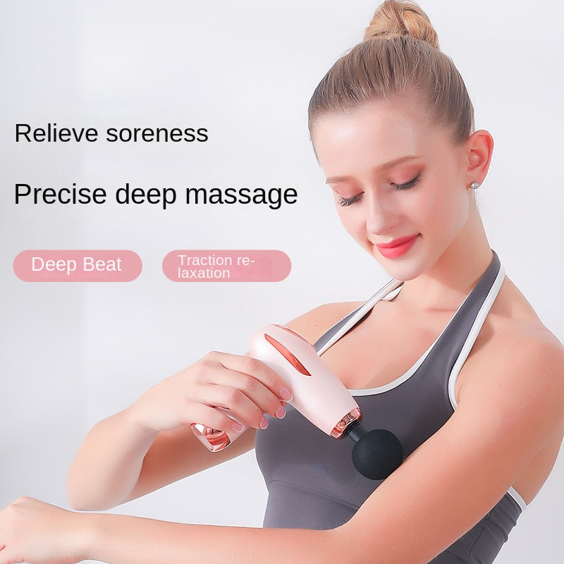 Portable Mini Muscle Massage Gun Multi-Gear Therapy Device for Yoga Recovery