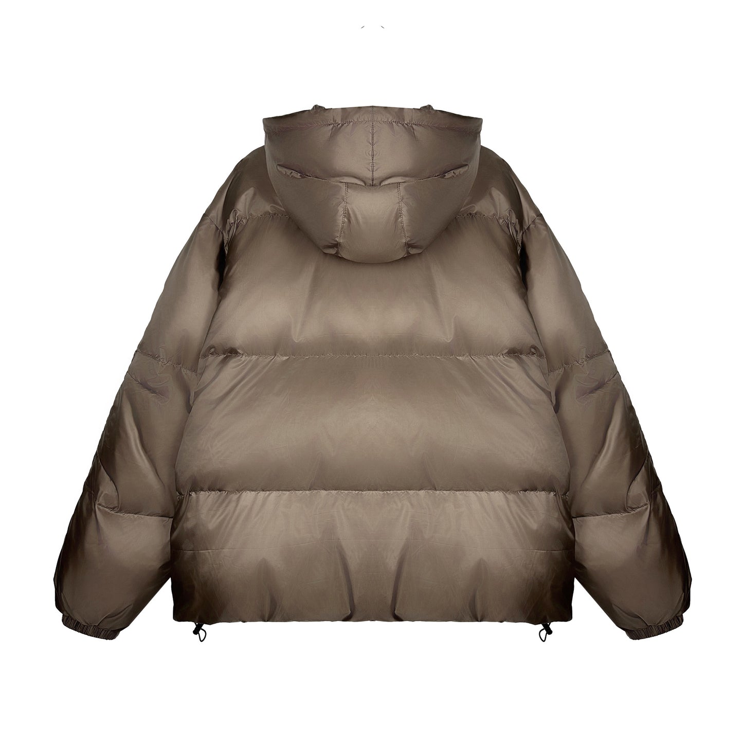 Unisex Vintage Duck Down Thermal Insulated Jacket with Hood for Winter Warmth