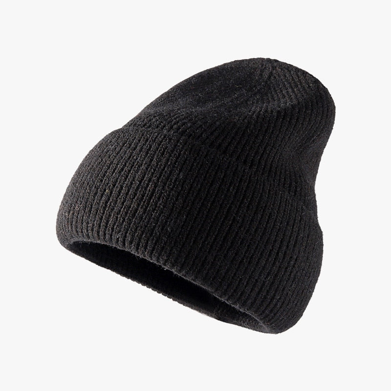 Unisex Knitted Beanie Hat for Winter and Autumn, Warm Outdoor Fashion Accessory