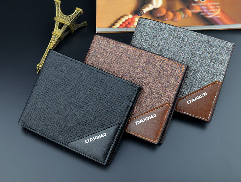 Men's Leather Men Wallet Slim RFID Blocking Credit Card Holder Secure Storage