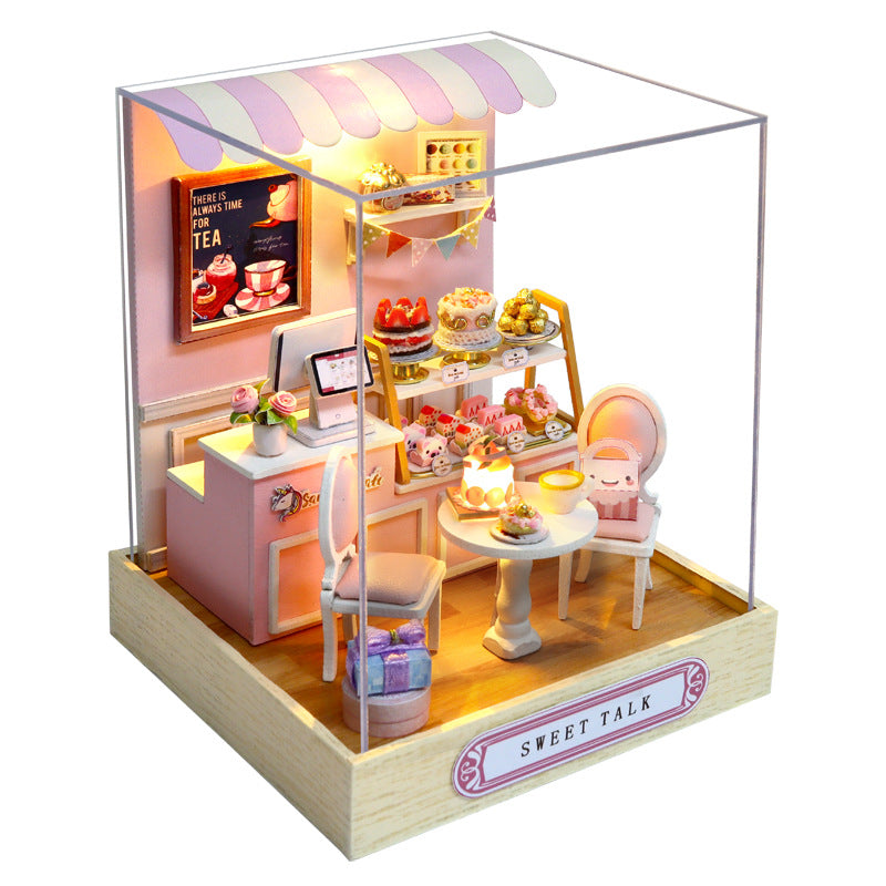DIY Miniature House Model Kit Craft Assembly Handcrafted Educational Toy Gift Set