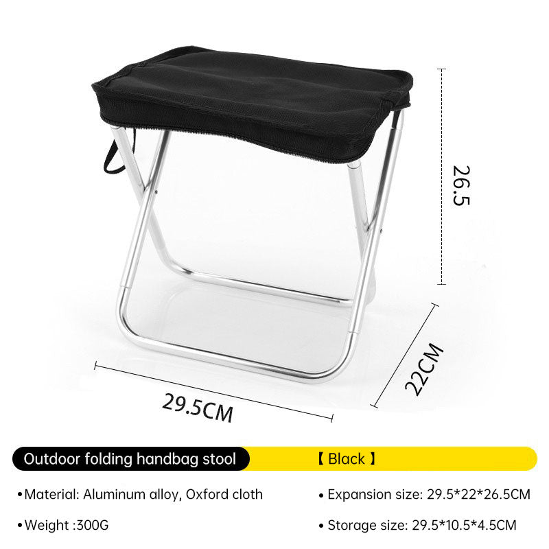 Aluminium Oxford Camping Chair Portable Lightweight Outdoor Seating Foldable