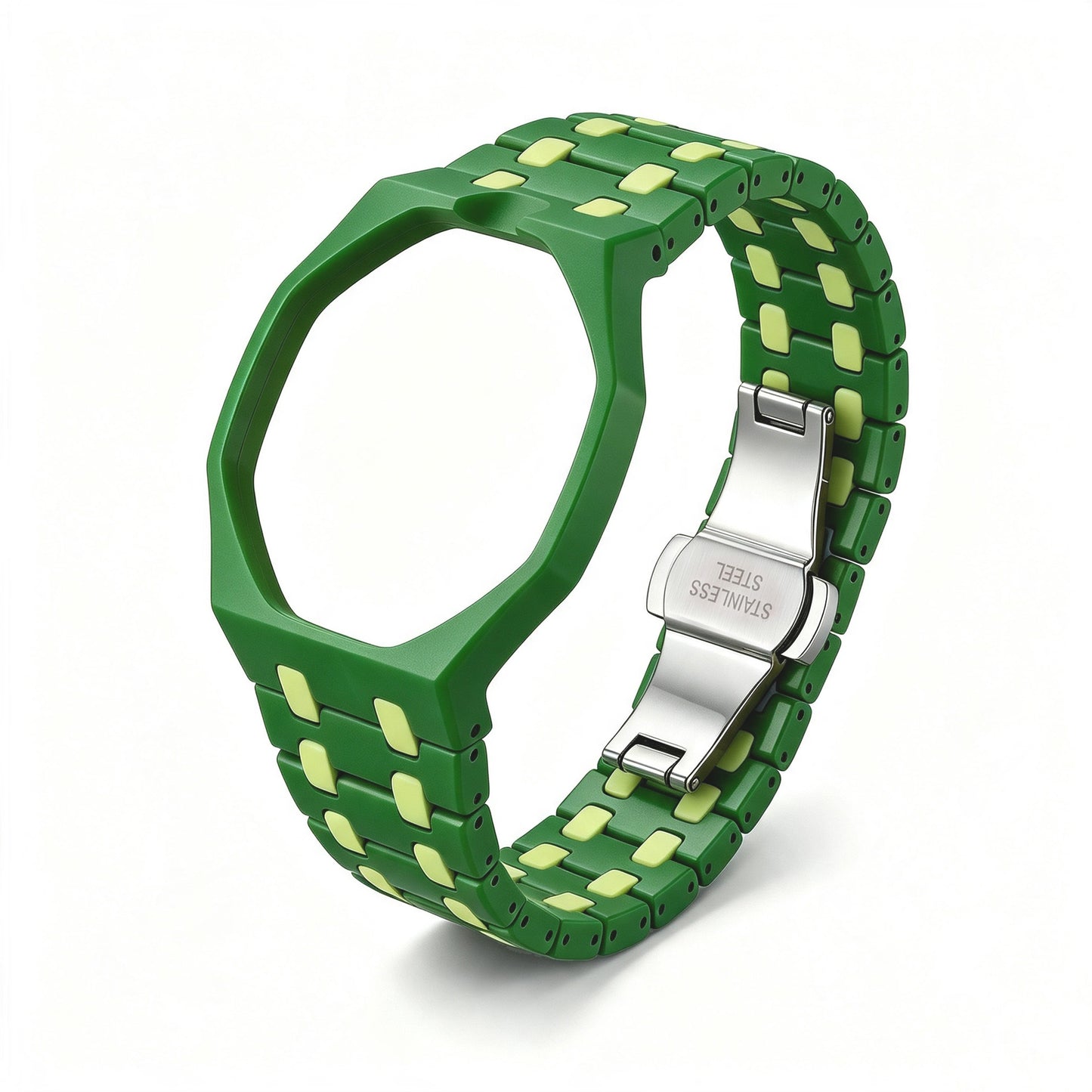 Fits AP x Swatch Royal Pop Watch Case Strap Band Mod Kit Octagonal Strip