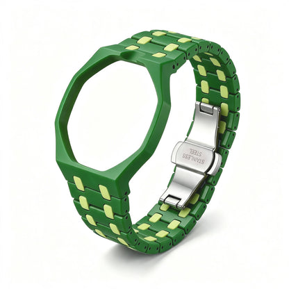 Fits AP x Swatch Royal Pop Watch Case Strap Band Mod Kit Octagonal Strip