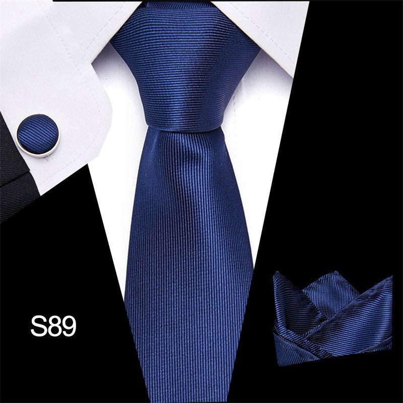 Men's 3pc Tie Set Suit Accessory 53 Options Elegant Designs Smart Business