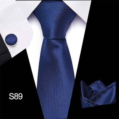 Men's 3pc Tie Set Suit Accessory 53 Options Elegant Designs Smart Business