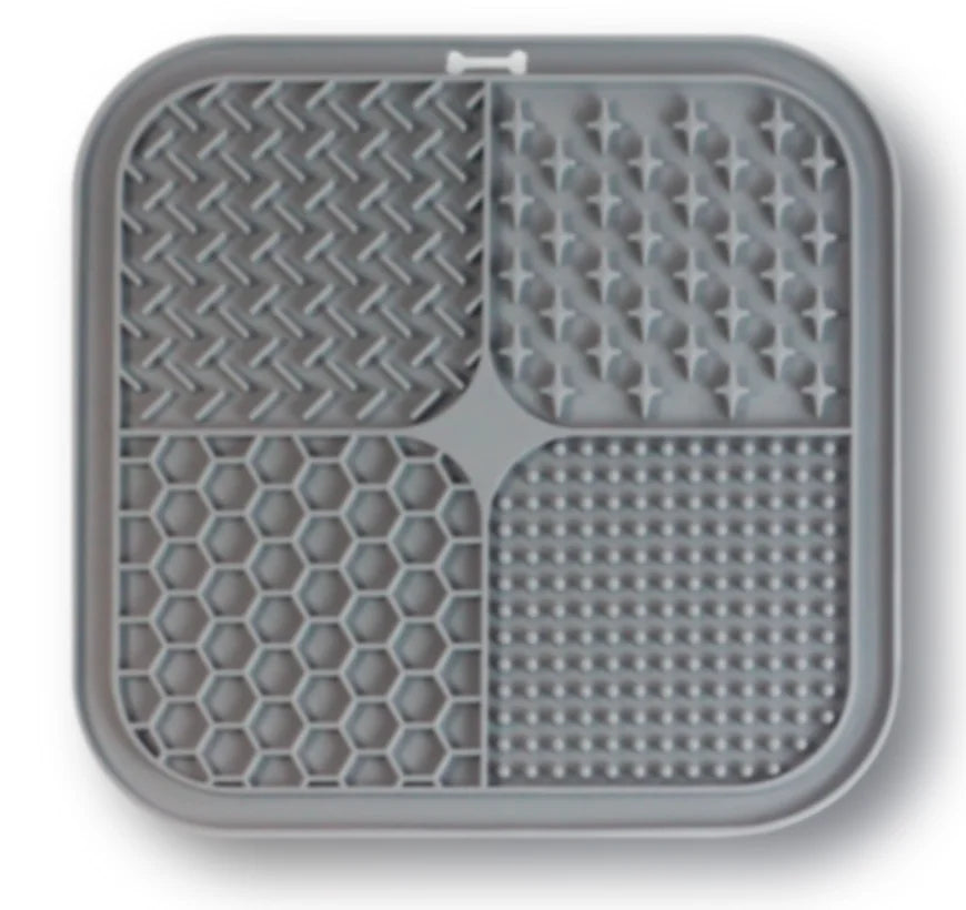Silicone Pet Licking Mat Slow Feeder Suction Cup Anti-Choke Dish Dog Cat Bowl