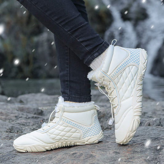 Men's & Women's Mid-Cut Non-Slip Hiking Shoes Warm Cotton Cold-Resistant Outdoor