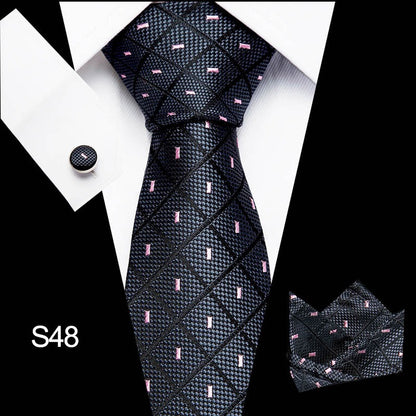 Men's 3pc Tie Set Suit Accessory 53 Options Elegant Designs Smart Business