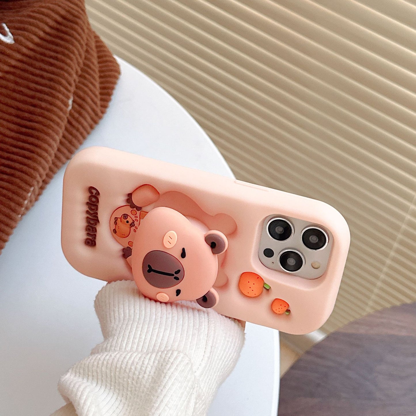 Capybara Silicone Protective Case Cover Fits iPhone 17 Pro Max 16 15 14 13 12 11