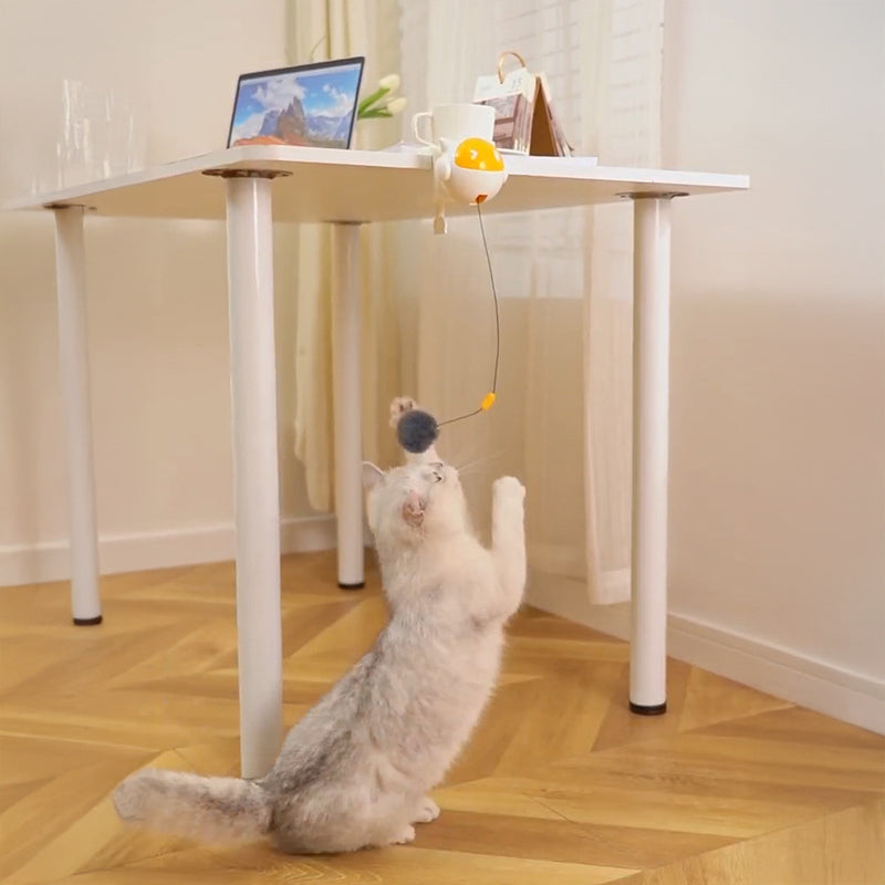 Automatic Interactive Electric Cat Toy Ball Self-Rotating Jumping Motion Teaser
