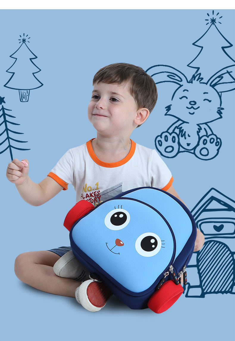 Children's Cartoon Backpack Anti-Lost Small Capacity Diving Material Lightweight