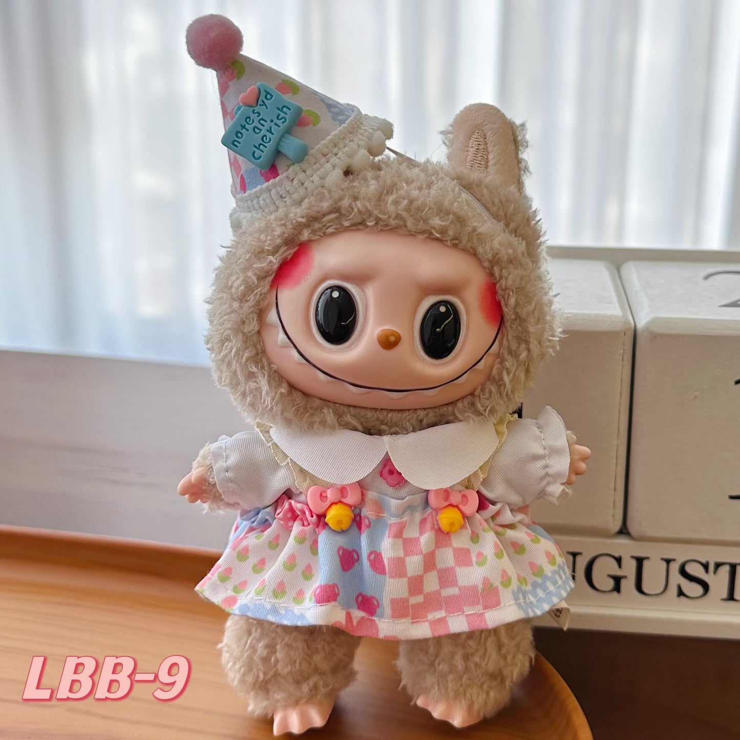 Plush Clothing Set For Labubu Party Doll Dress Up Accessories Fits 17cm Dolls