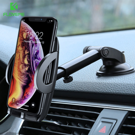 360-Degree Rotatable Car Phone Holder Extendable Arm Dashboard Windshield Mount