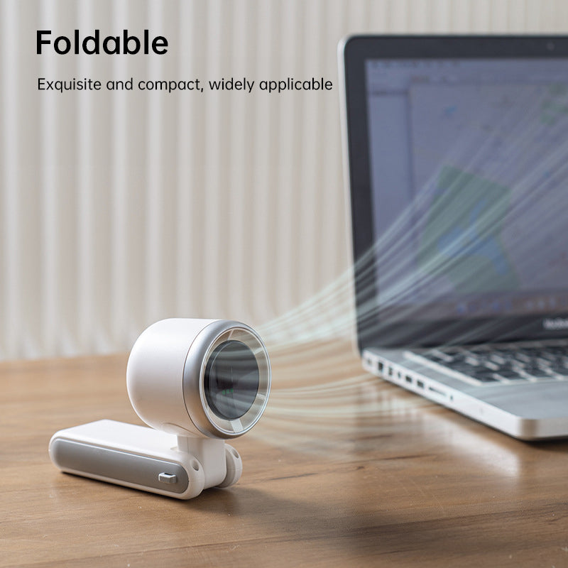 USB Rechargeable Portable Electric Fan Lightweight Foldable Type-C 10W Output